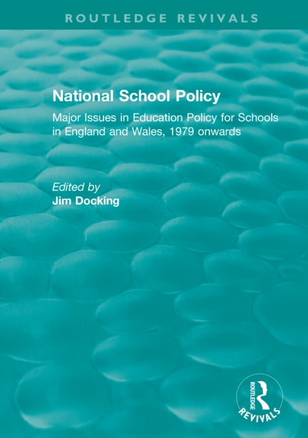 Book cover of: National School Policy (1996). By: Jim Docking