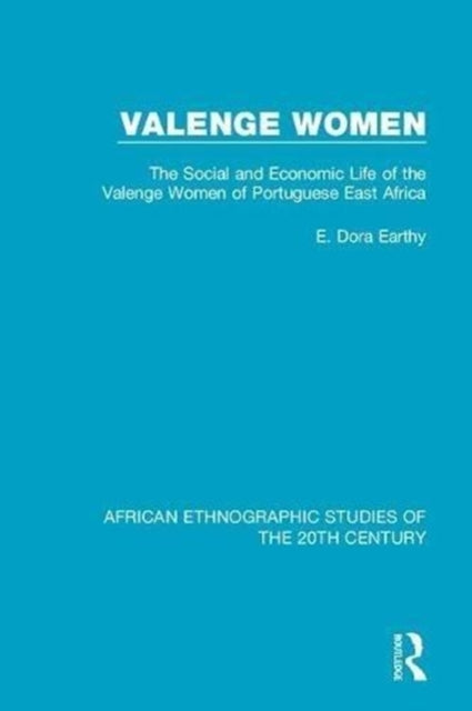 Book cover of: Valenge Women. By: E. Dora Earthy