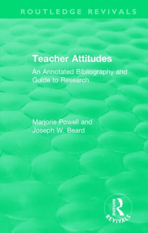 Teacher Attitudes