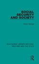 Book cover of: Social Security and Society. By: Victor George