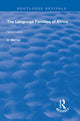 Book cover of: Language Families Of Africa. By: A. Werner