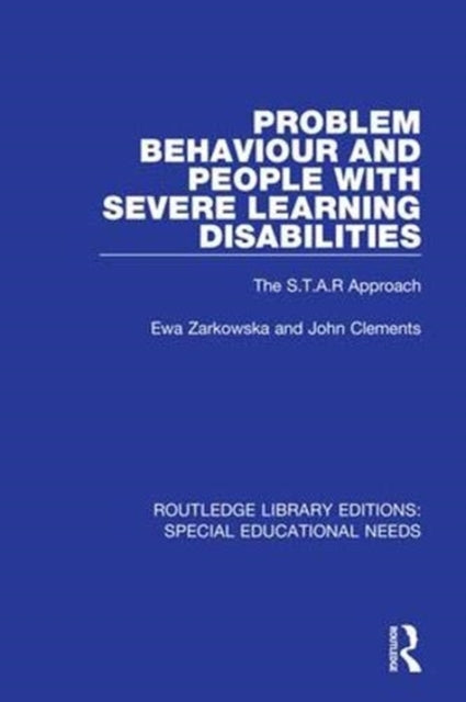 Book cover of: Problem Behaviour and People with Severe Learning Disabilities. By: Ewa Zarkowska