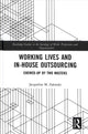Book cover of: Working Lives and in-House Outsourcing. By: Jacqueline M. Zalewski