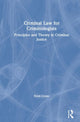 Book cover of: Criminal Law for Criminologists. By: Noel Cross
