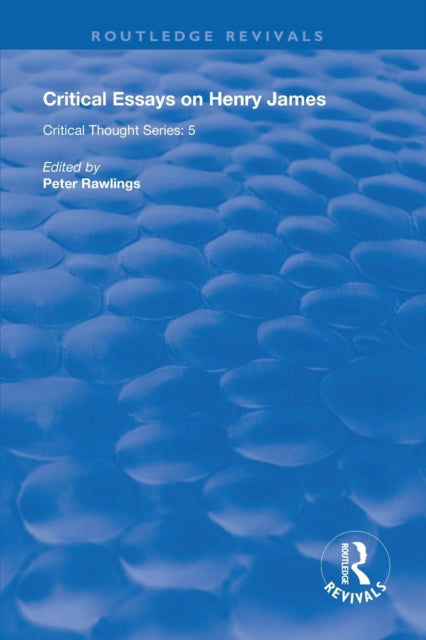 Book cover of: Critical Essays on Henry James