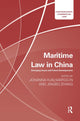 Book cover of: Maritime Law in China. By: Johanna Hjalmarsson