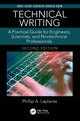 Book cover of: Technical Writing. By: Phillip A. Laplante