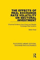 Book cover of: Effects of Real Exchange Rate Volatility on Sectoral Investment. By: Bahar Erdal