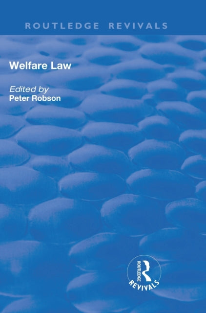 Book cover of: Welfare Law. By: Lucy A. Williams