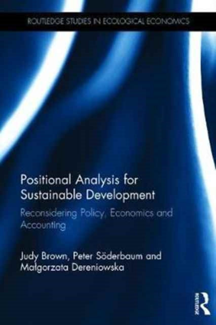 Book cover of: Positional Analysis for Sustainable Development. By: Judy Brown