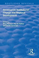 Book cover of: Governance, Institutional Change and Regional Development. By: Mike Danson