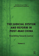 Book cover of: Judicial System and Reform in Post-Mao China. By: Yuwen Li