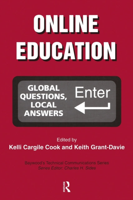 Book cover of: Online Education. By: Kelli Cargile Cook