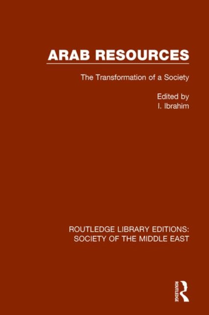 Book cover of: Arab Resources. By: I. Ibrahim
