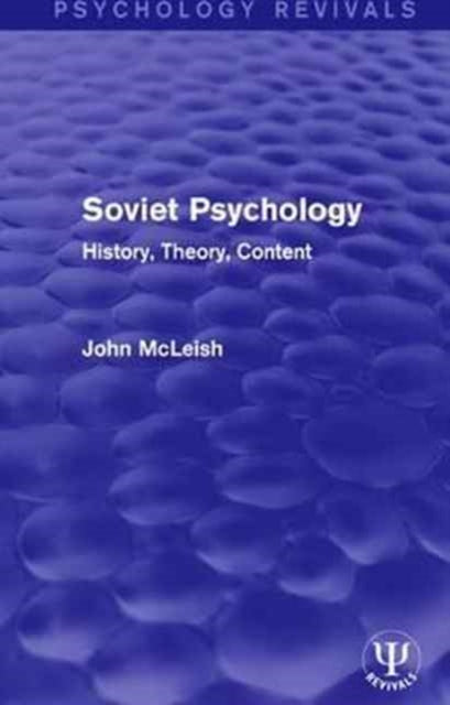 Book cover of: Soviet Psychology. By: John McLeish