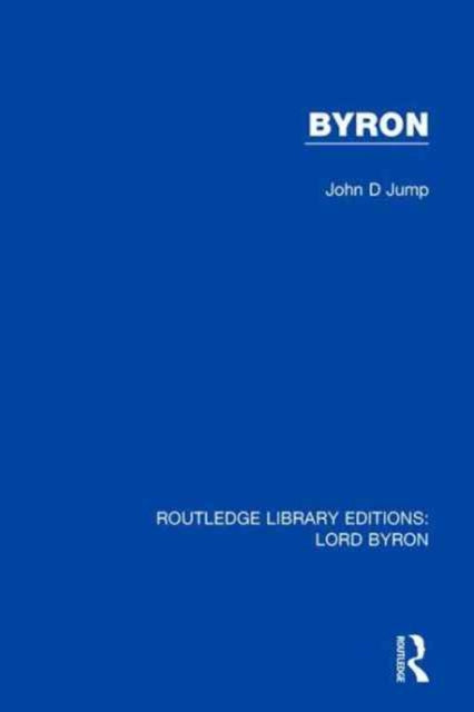 Book cover of: Byron. By: John D. Jump