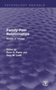 Book cover of: Family-Peer Relationships. By: Ross D. Parke