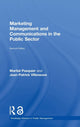 Book cover of: Marketing Management and Communications in the Public Sector. By: Martial Pasquier