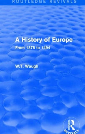 A History of Europe