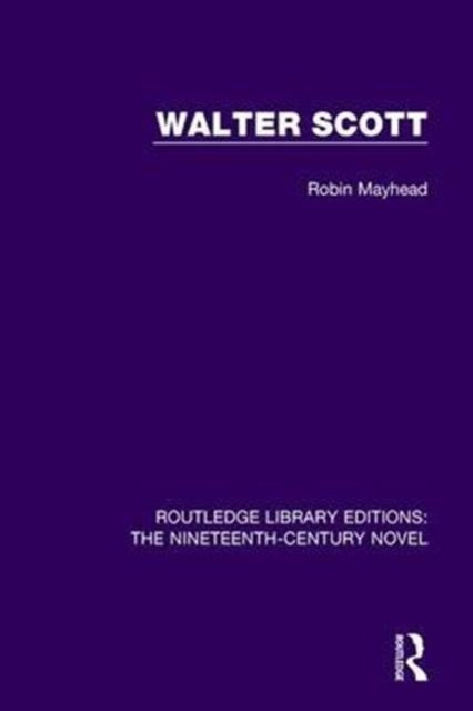 Book cover of: Walter Scott. By: Robin Mayhead