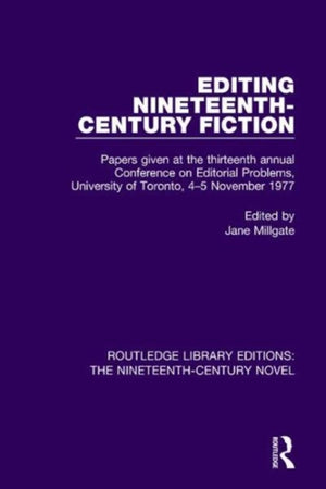 Editing Nineteenth-Century Fiction