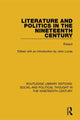 Book cover of: Literature and Politics in the Nineteenth Century. By: Lucas, John