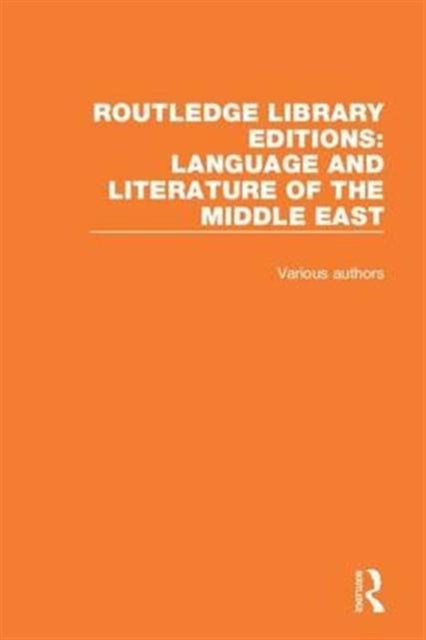 Book cover of: Routledge Library Editions: Language and Literature of the Middle East