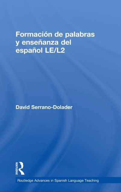 Book cover of: Formacion de palabras y ensenanza del espanol LE/L2