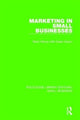 Book cover of: Marketing in Small Businesses. By: Brian Kenny