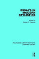 Book cover of: Essays in Modern Stylistics. By: Donald Freeman