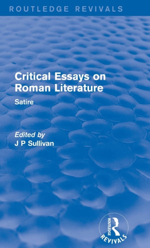 Critical Essays on Roman Literature