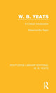 Book cover of: W. B. Yeats. By: Balachandra Rajan