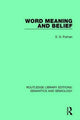 Book cover of: Word Meaning and Belief. By: S. G. Pulman