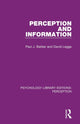 Book cover of: Perception and Information. By: Paul J. Barber