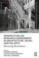 Book cover of: Perspectives on Research Assessment in Architecture, Music and the Arts. By: Fredrik Nilsson