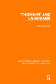 Book cover of: Thought and Language. By: J. M. Moravcsik