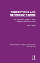Book cover of: Perceptions and Representations. By: Keith Oatley