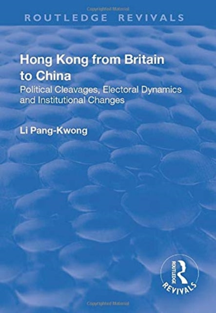 Book cover of: Hong Kong from Britain to China