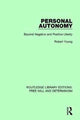 Book cover of: Personal Autonomy. By: Robert Young