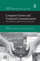 Book cover of: Computer Games and Technical Communication. By: Jennifer deWinter