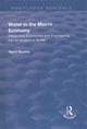 Book cover of: Water in the Macro Economy. By: Hynd Bouhia