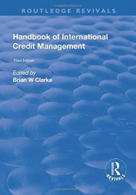 Book cover of: Handbook of International Credit Management