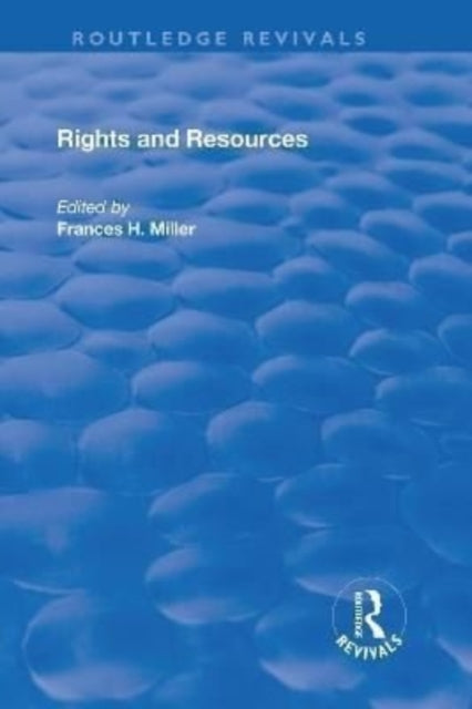 Book cover of: Rights and Resources