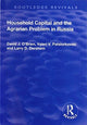 Book cover of: Household Capital and the Agrarian Problem in Russia. By: O'Brien, David J.