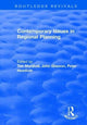 Book cover of: Contemporary Issues in Regional Planning. By: John Glasson