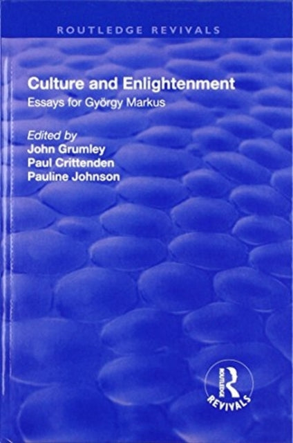 Book cover of: Culture and Enlightenment. By: Paul Crittenden