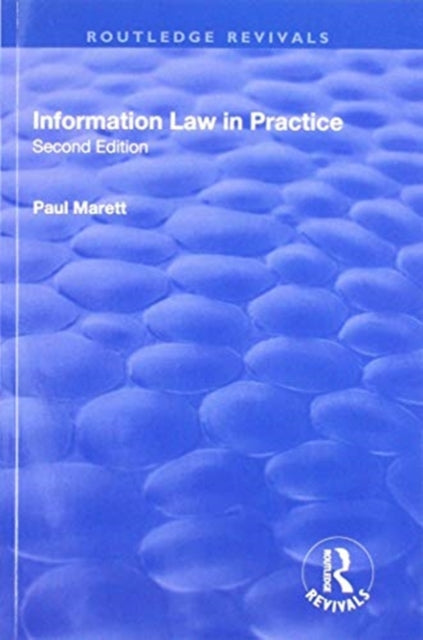 Book cover of: Information Law in Practice. By: Paul Marett