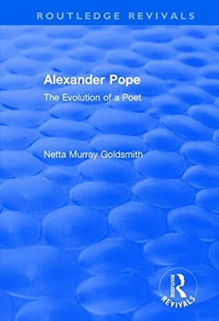 Book cover of: Alexander Pope
