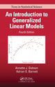 Book cover of: Introduction to Generalized Linear Models. By: Annette J. Dobson