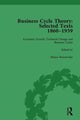 Book cover of: Business Cycle Theory, Part II Volume 5. By: Mauro Boianovsky